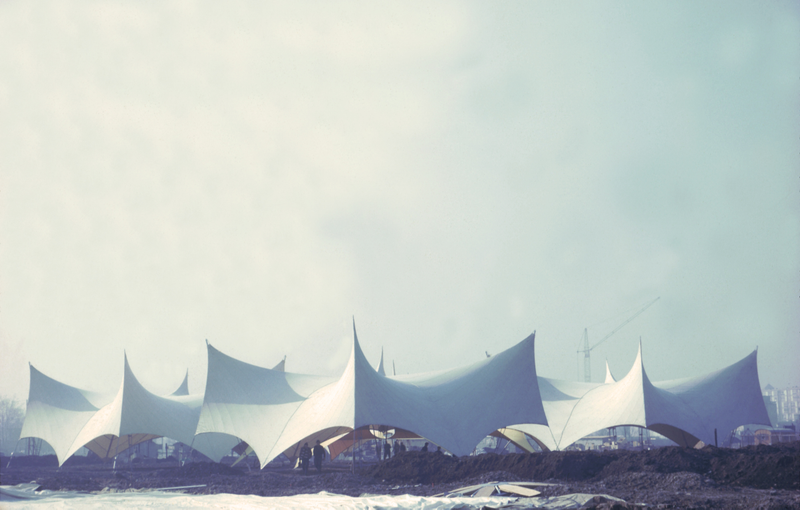 Illustration for article titled 9 Buildings By Frei Otto, the Architect Who Engineered the Future